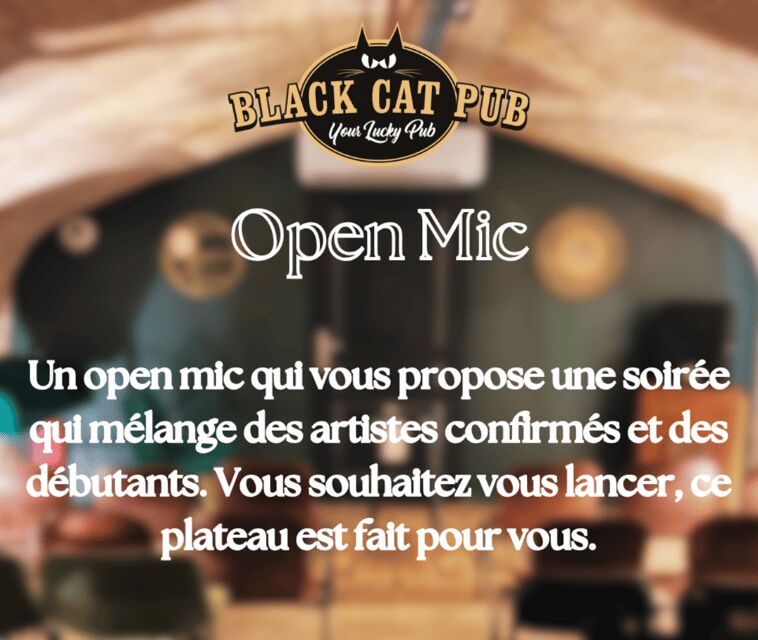 Black Cat Comedy Club - Black Cat Comedy Club in Bordeaux: small cellar energy and close-up laughs