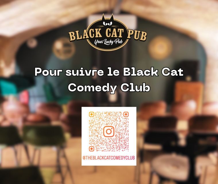 Black Cat Comedy Club - Who should book this comedy night in Bordeaux