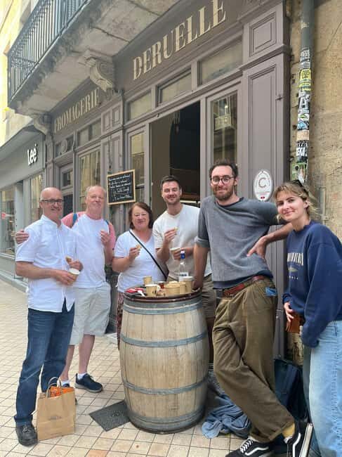 Bordeaux: Market Food Tour all included food & drinks - Aperitif and wine tasting: learning the Bordeaux rhythm