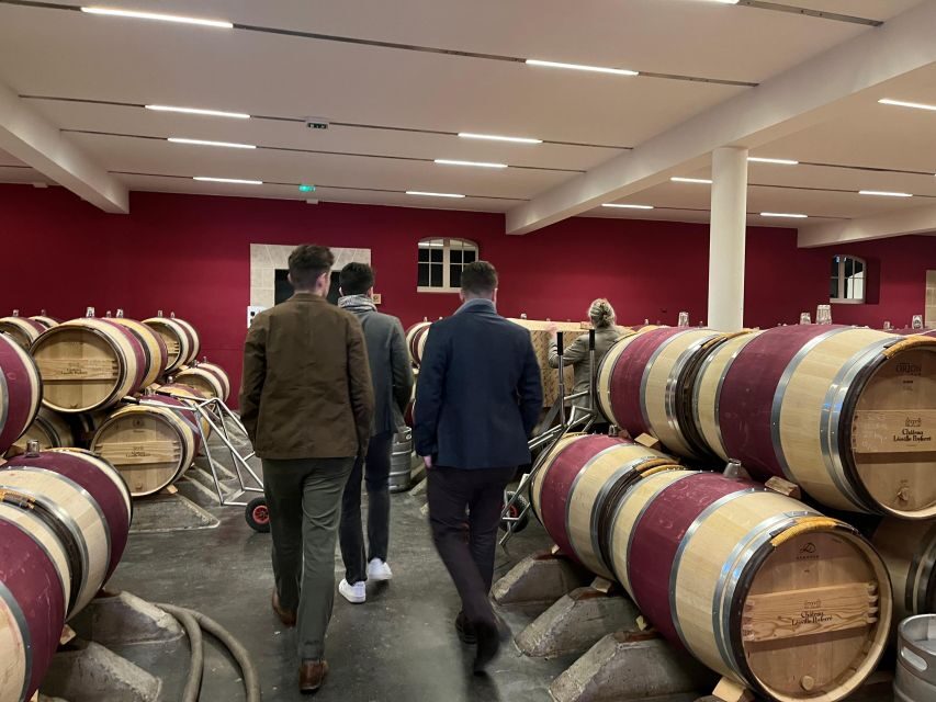 Bordeaux: Medoc tour in a small group (Luxury Mercedes EQV) - Saint-Julien-Beychevelle and Pauillac Pass-By Stops: Learning the Names the Easy Way