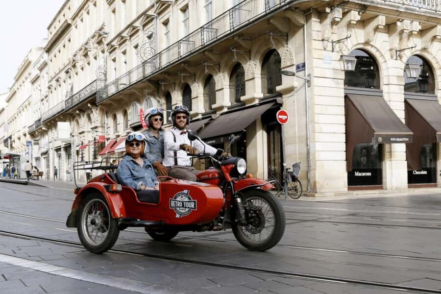 Bordeaux: Sightseeing by Side Car - Key Things You Should Know Before You Go
