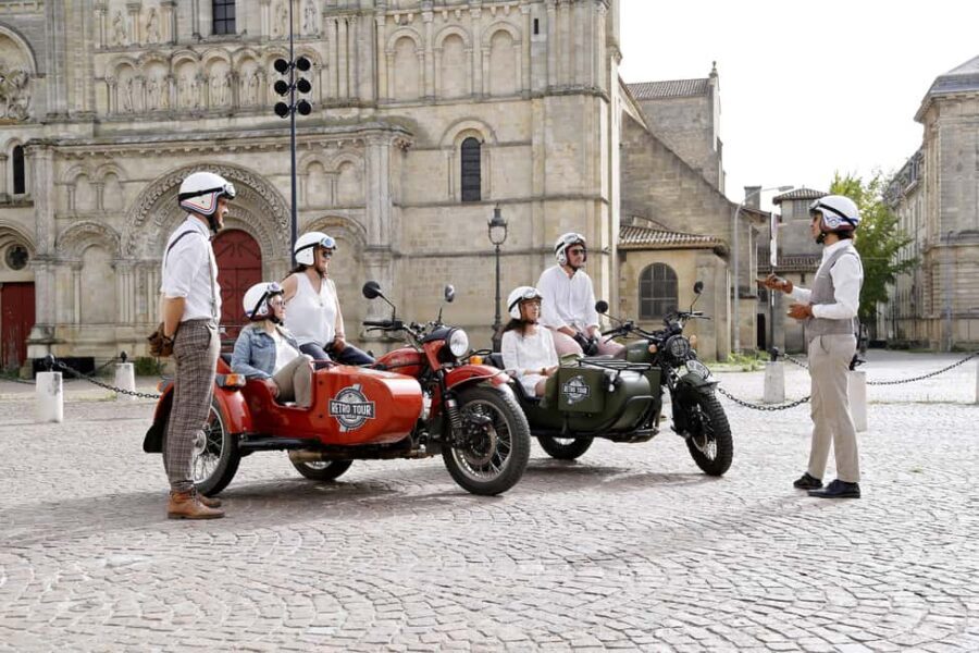 Bordeaux: Sightseeing by Side Car - The Sights Route: Quinconces, Bourse, Saint-Michel, and More
