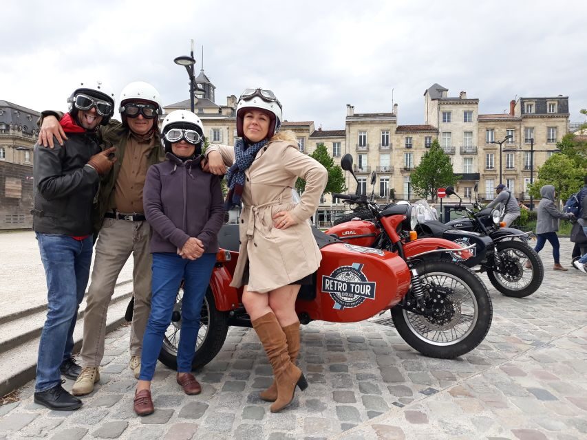 Bordeaux: Sightseeing by Side Car - Comfort, Wind, Safety, and the Things You Should Pack