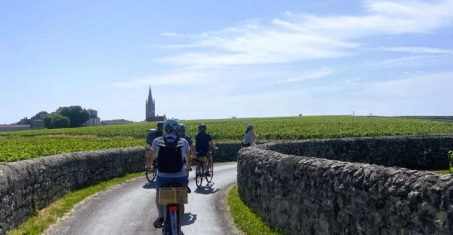Bordeaux: St-Emilion Vineyards e-Bike Tour with Wine & Lunch - First Chateau Stop + Picnic Lunch: Where the Day Turns From Riding Into Living