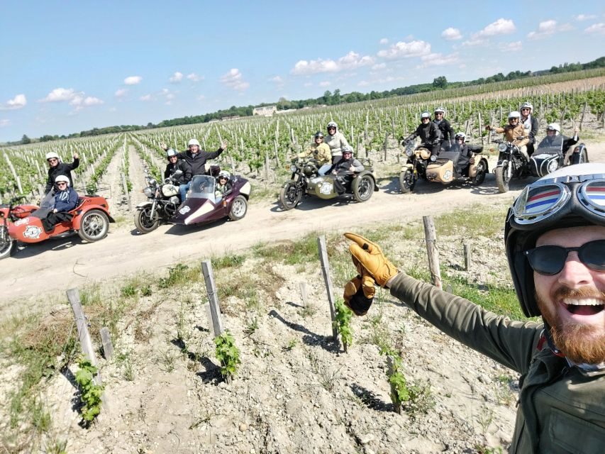 From Bordeaux: Médoc Vineyard and Chateau Tour by Sidecar - The sidecar setup: comfort, safety, and swapping seats