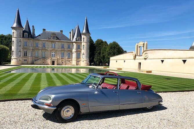 Médoc luxury wine tour aboard a Citroën DS Limousine Convertible - Médoc in style: riding the 1973 Citroën DS limousine convertible
