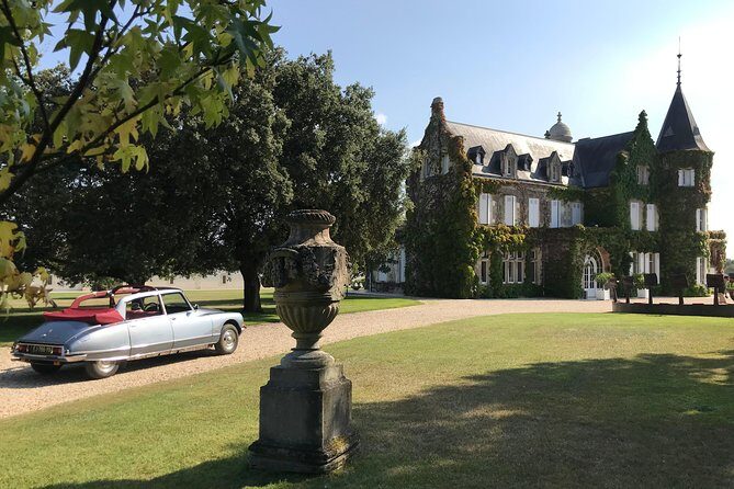 Médoc luxury wine tour aboard a Citroën DS Limousine Convertible - Castles road: turning the drive into part of the wine tasting