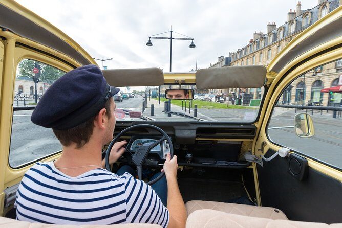 Private City Tour of Bordeaux in a Citroën 2CV - 1h30 - A Soft-Top Citroën 2CV gives Bordeaux a special pace