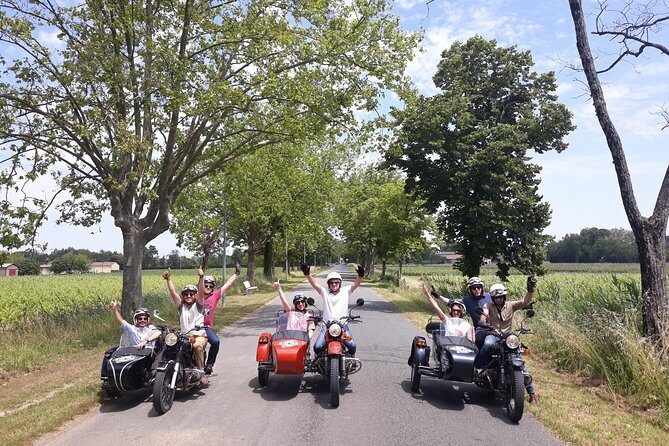 The Médoc in a sidecar, magic! - Guides Alex and Luke: Why the Human Touch Matters on Two Wheels